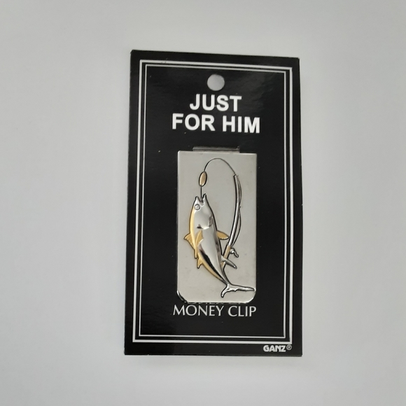 GANZ Accessories New Just For Him Sport Fishing Money Clip Poshmark